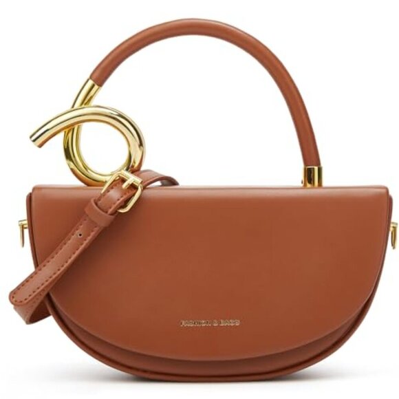 Small Crossbody Bag PU Leather Lightweight Commuter Travel Handbag Women - Picture 2 of 5